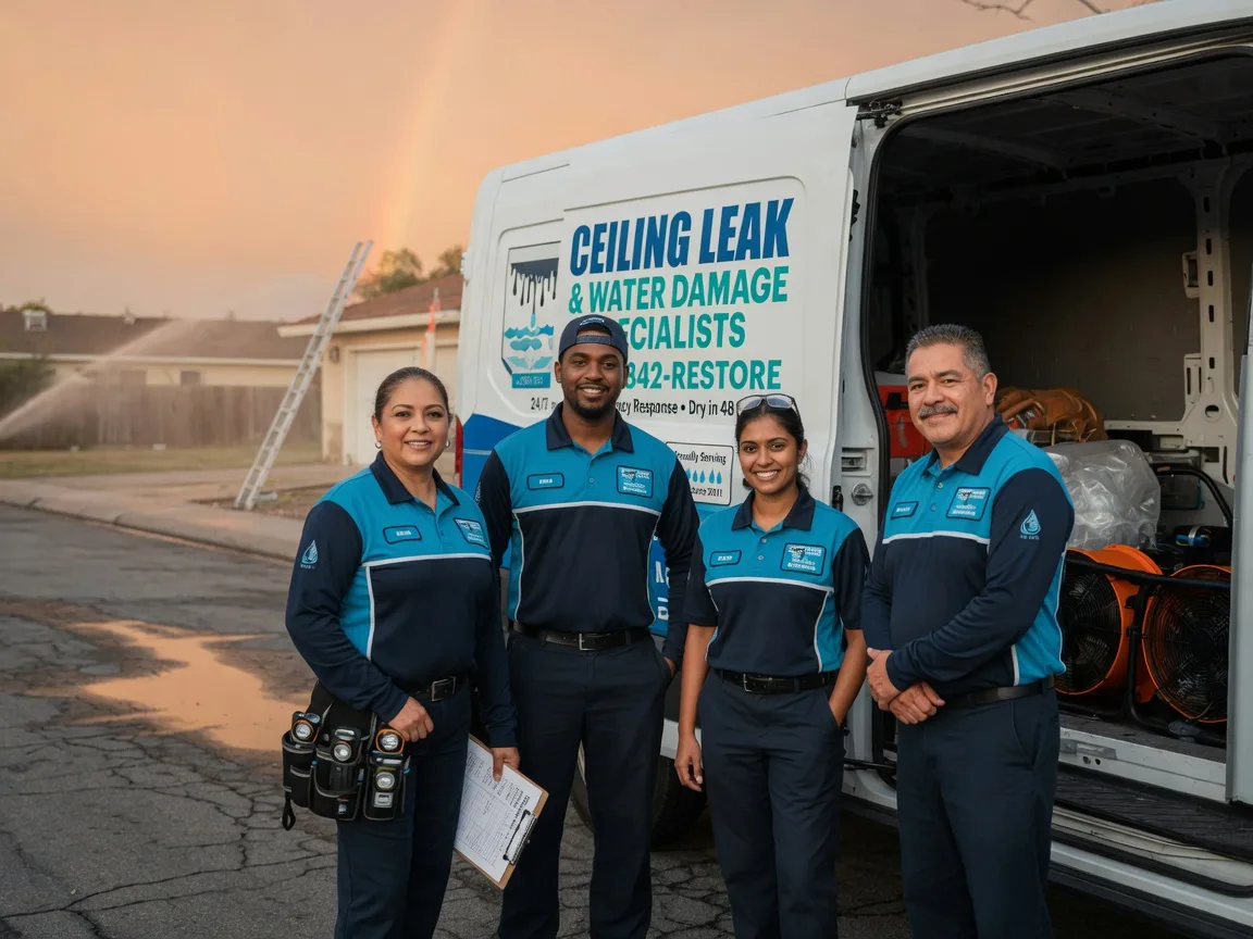 Ceiling Leak Cleanup company in Edna, TX
