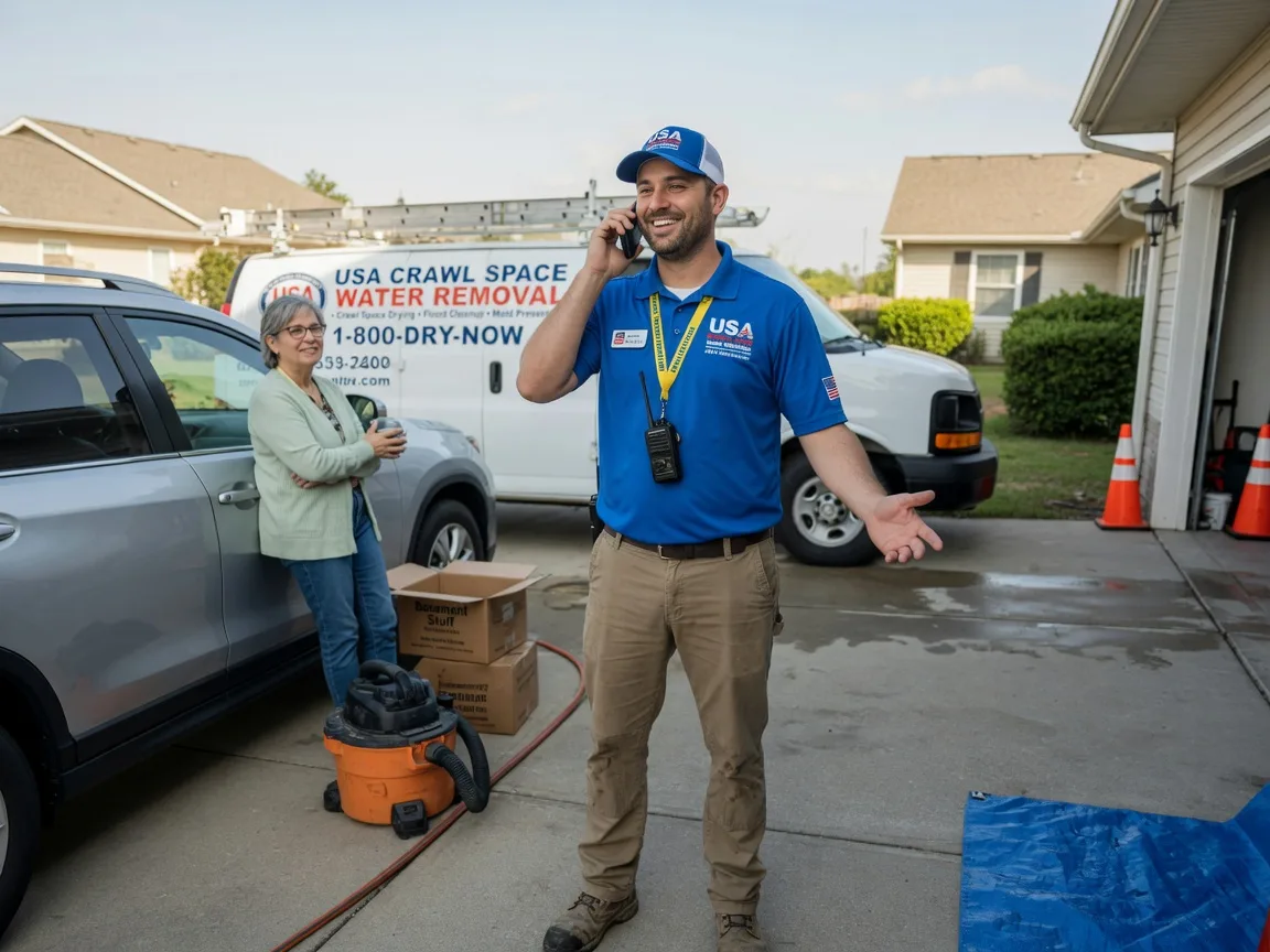 Crawl Space Water Removal Edna, TX FAQs